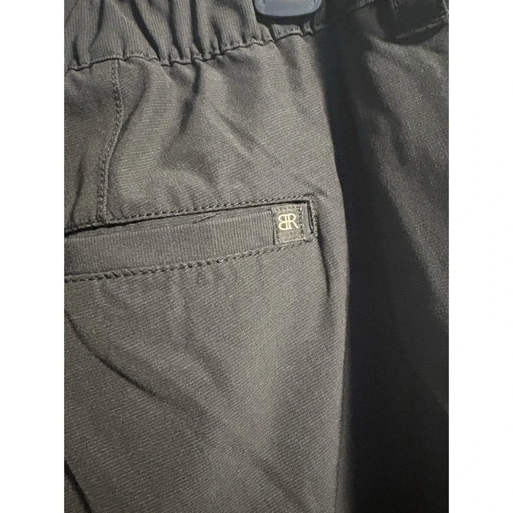 Banana Republic Shorts Mens 40 Black Performance Stretch Ripstop Active Utility
